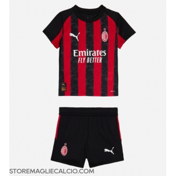 AC Milan Maglia Gara Casa Repliche 2025-26 Bambino